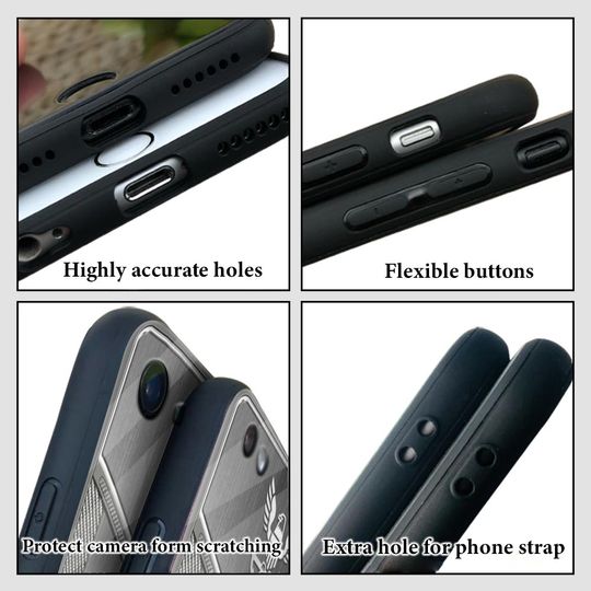 Customized US Navy Ratings Stainless Steel Pattern Phone Case