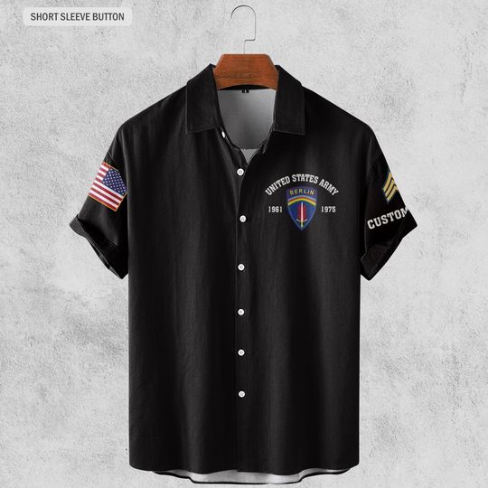 Customized Army Divisions Shirts Hawaiian Shirt