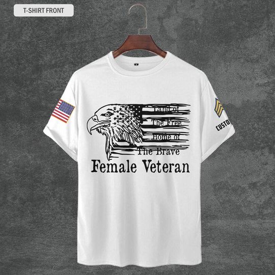 Customized Eagle U.S. Female Veteran