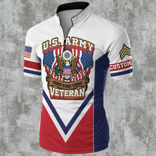 Customized U.S. Veteran Bowling Jersey