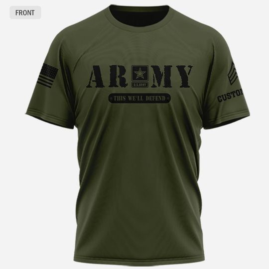Customized US Veterans 3D T-Shirt