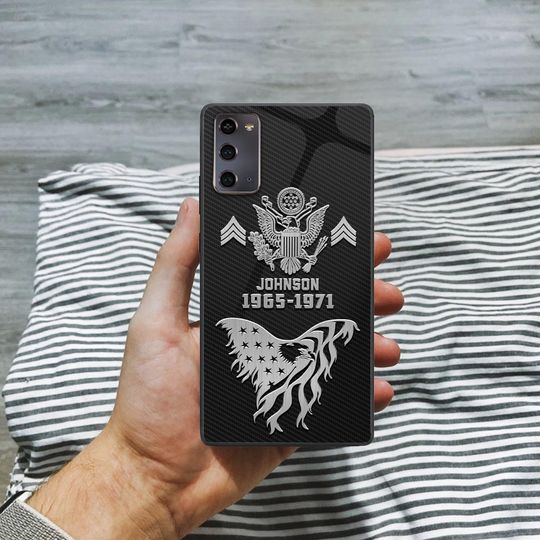 Customized US Military Proudly Served With US Eagle Phone Case