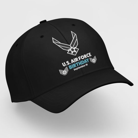 Customized 76th U.S. Air Force Birthday Collection Embroidered Baseball Cap