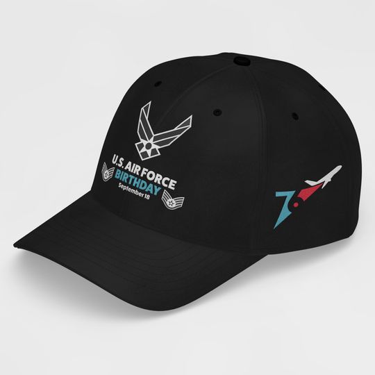 Customized 76th U.S. Air Force Birthday Collection Embroidered Baseball Cap