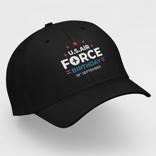 Customized 76th U.S. Air Force Birthday Embroidered Baseball Cap