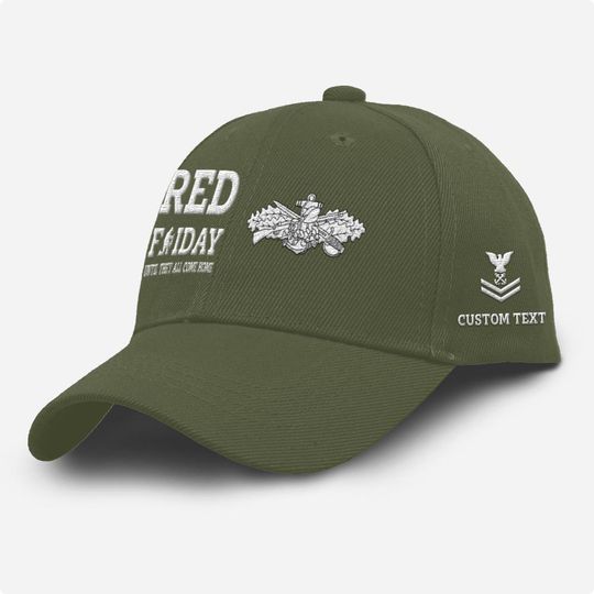 Customized US Navy Skill Embroidered Baseball Cap