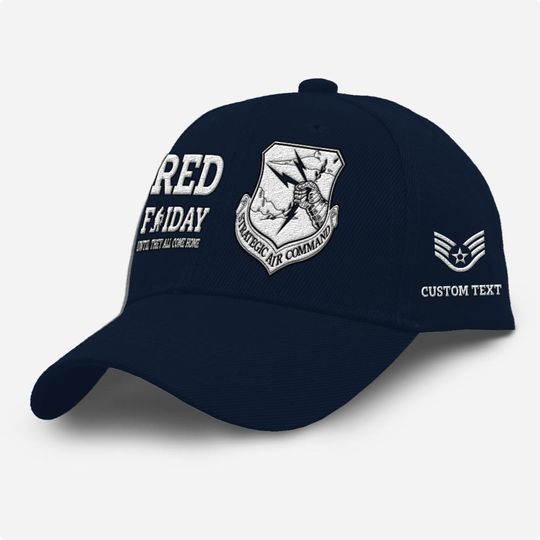 Customized USAF Commands Embroidered Baseball Cap