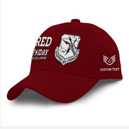 Customized USAF Commands Embroidered Baseball Cap