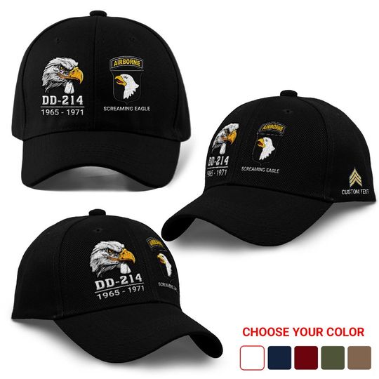 Customized Army Units Embroidered Baseball Cap