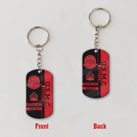 Customized US Navy Ratings Proudly Served acrylic keychain