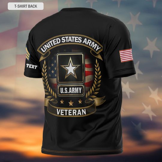 Customized Veteran Shirts 3D Shirts