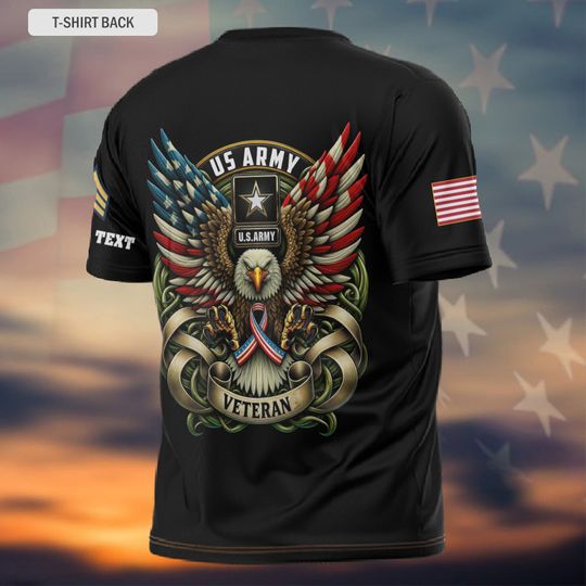 Customized Veteran Shirts 3D Shirts