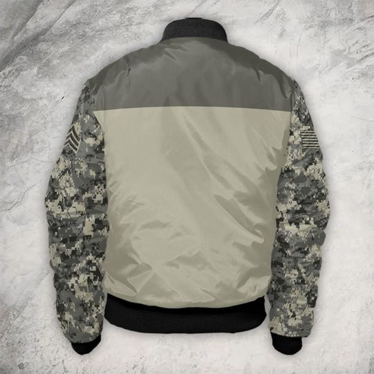 Customized US Military Camouflage Bomber Jacket