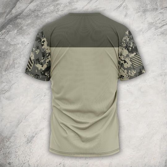 Customized US Military Camouflage 3D T-Shirt
