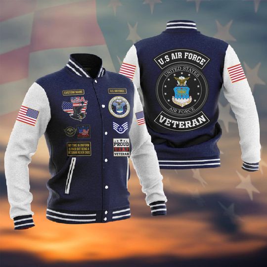 Customized US Air Force Veteran Jacket