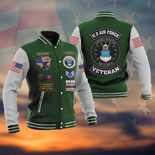 Customized US Air Force Veteran Jacket
