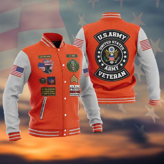 Customized US Army Veteran Jacket