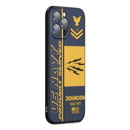 Customized US Navy Ratings Proudly Served Phone Case