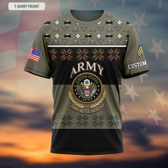 Customized US Military 3D T-Shirt