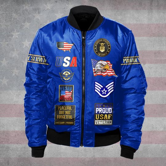 United States Air Force Veteran Commemorative Bomber Jacket