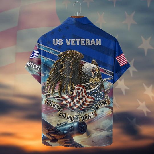 Customized US Air Force Veteran Shirts Hawaiian Shirt