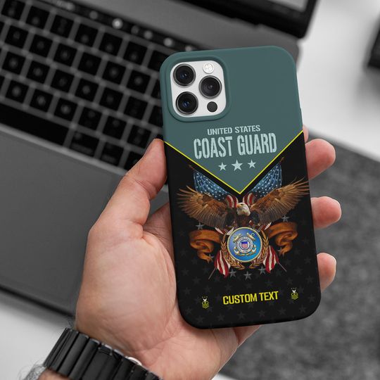 Customized US Military with Majestic Eagle Phone Case
