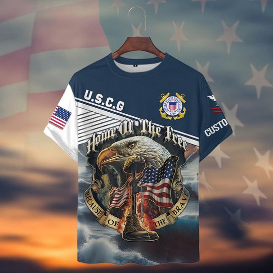 Customized US Coast Guard Veteran T-Shirt