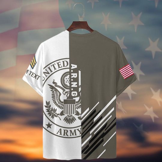Customized Army National Guard 3D T-Shirt