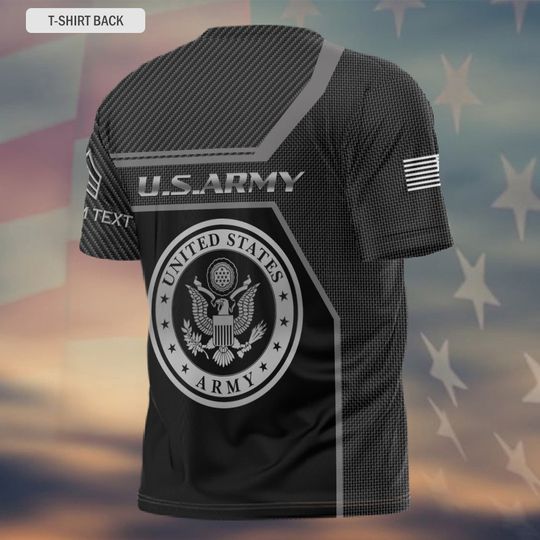 Customized U.S Veteran Honor The Fallen 3D Tshirt
