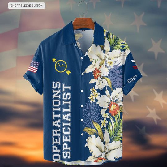 Customized Coast Guard Insignias Hawaiian Shirt