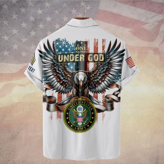Customized One Nation Under God Hawaiian Shirt