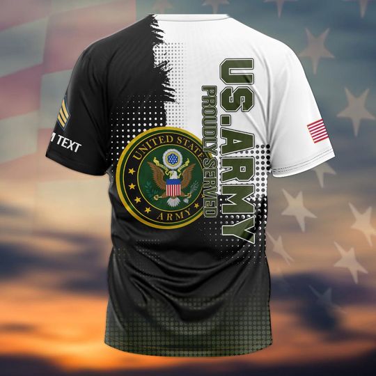 Customized US Army Veteran Shirts