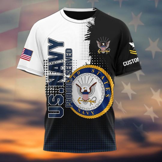 Customized US Navy Veteran Shirts