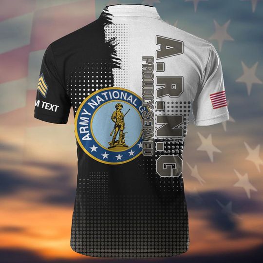 Customized US Army National Guard Veteran Shirt