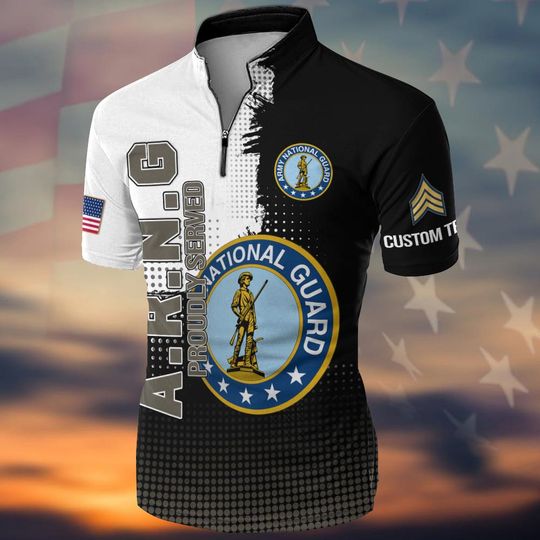 Customized US Army National Guard Veteran Shirt