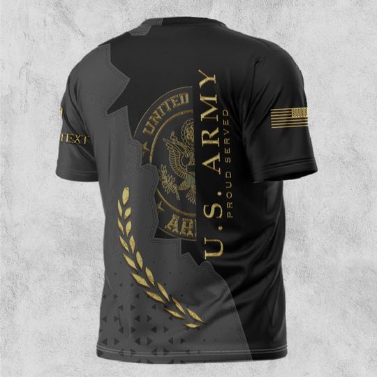 Customized U.S Veteran Proudly Served