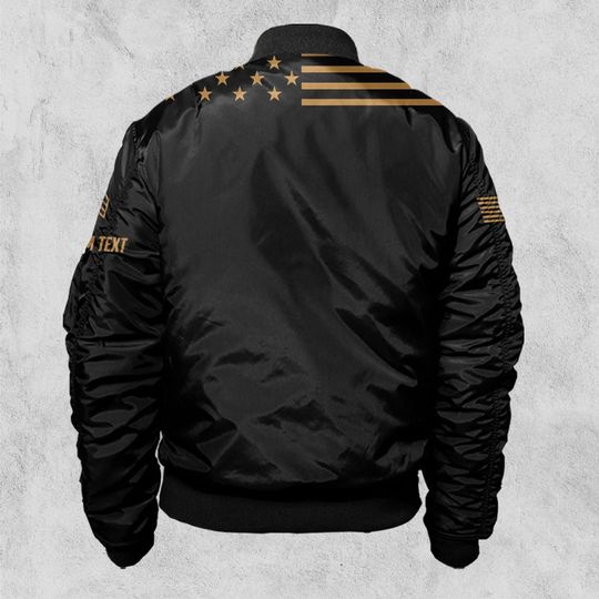 Customized U.S Veteran Honor The Fallen Bomber Jacket