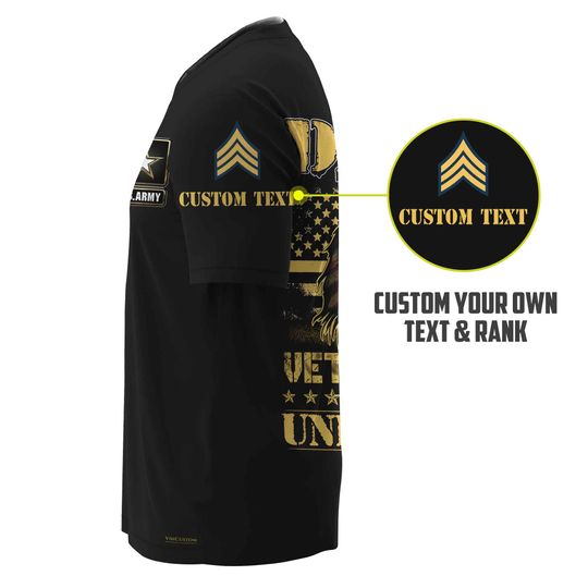 Customized DD-214 Veteran T-Shirt