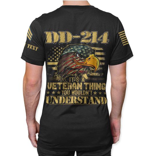 Customized DD-214 Veteran T-Shirt