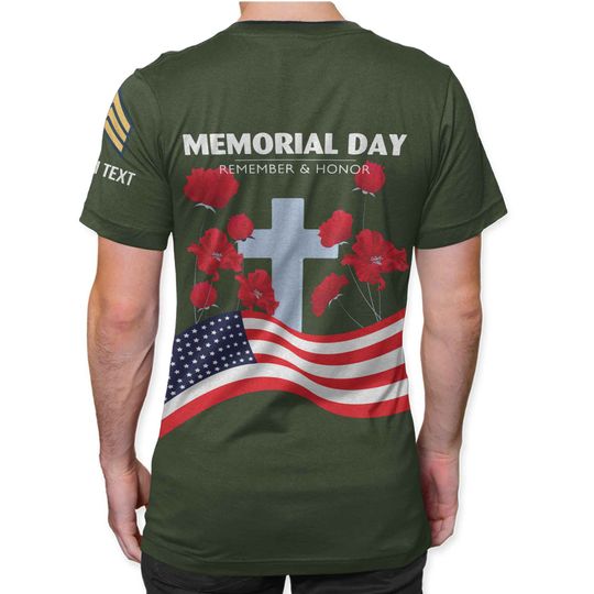 Memorial Day: Remember & Honor Our Veterans  3D Shirt