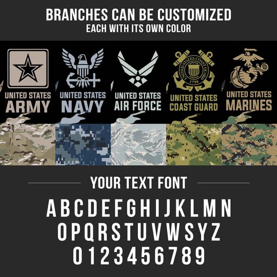 Customized Camouflage U.S. Veteran T-Shirt
