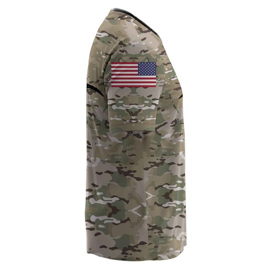 Customized Camouflage U.S. Veteran T-Shirt