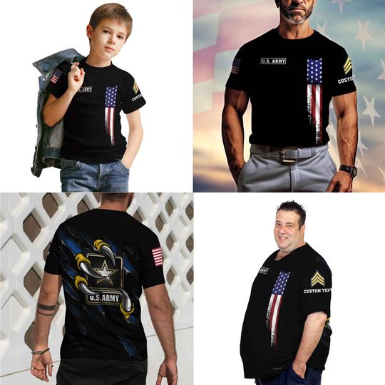 Customized U.S.Army Eagle Claws  3D Shirt