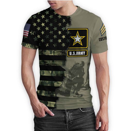 Customized U.S. Veteran  3D Shirt