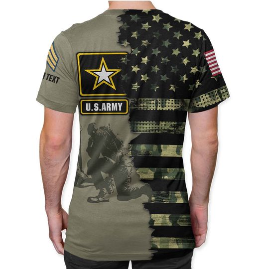 Customized U.S. Veteran  3D Shirt