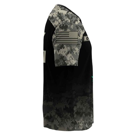 Customized US Veterans Camouflage Pattern  3D Shirts