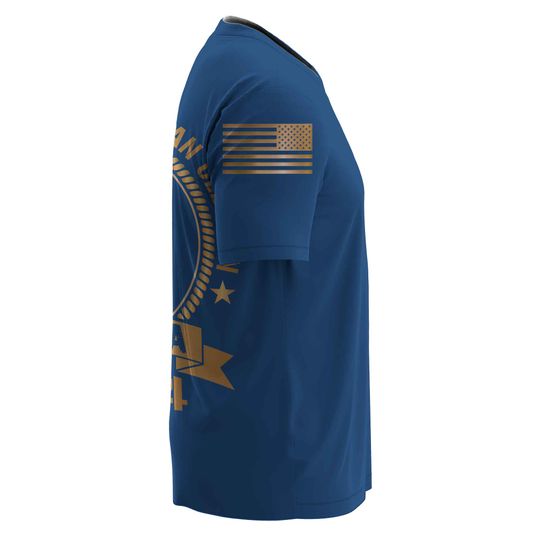 Customized Navy Ratings T-Shirt x “Never Underestimate An Old Man Who Has A DD-214 ” 3D shirt