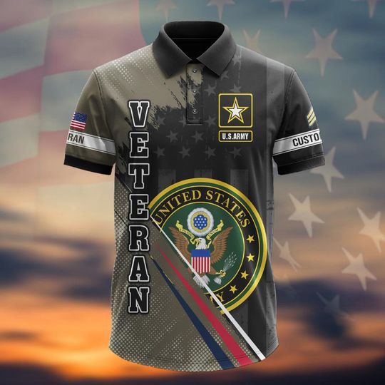 Customized U.S Military Shirt – Polo Shirt