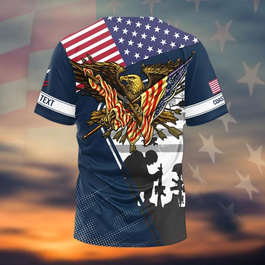 Customized US Coast Guard Veteran T-Shirt