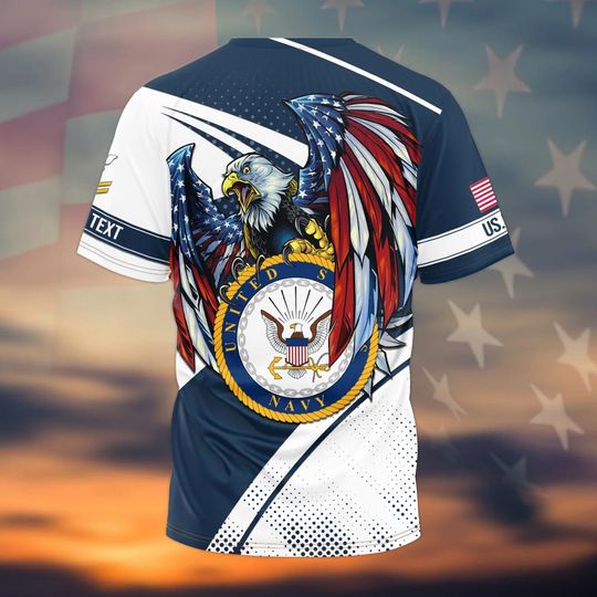 Customized US Navy Veteran 3D Shirts